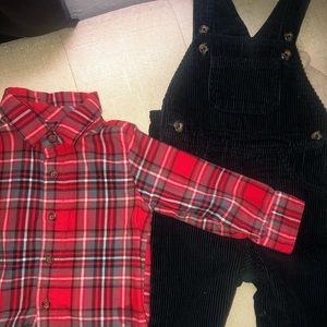 Overall with button up